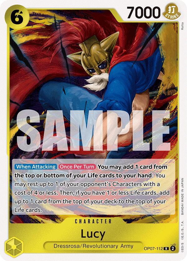 Lucy - OP07-112 - 500 Years in the Future (OP07) - Foil - One Piece TCG Card