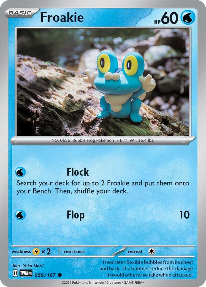 Froakie - 056/167 - SV06: Twilight Masquerade (TWM) - Normal - Pokemon TCG Card