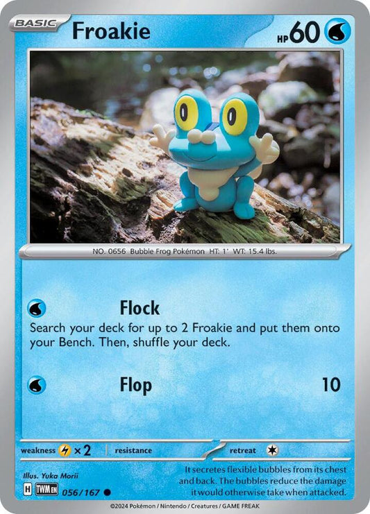 Froakie - 056/167 - SV06: Twilight Masquerade (TWM) - Normal - Pokemon TCG Card