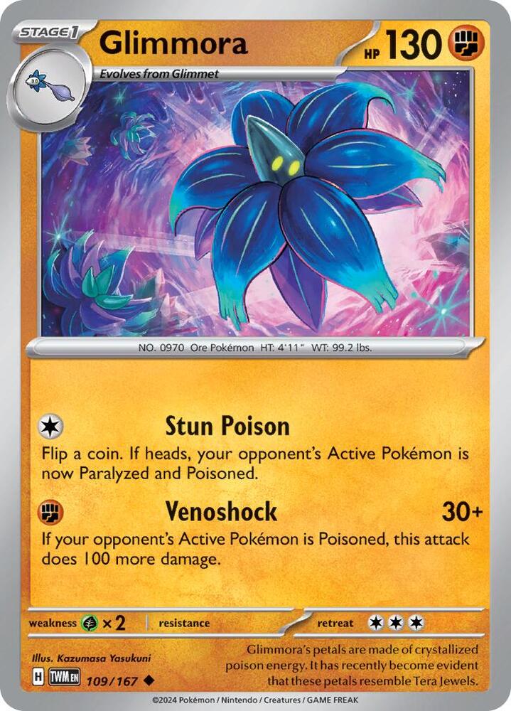 Glimmora - 109/167 - SV06: Twilight Masquerade (TWM) - Normal - Pokemon TCG Card
