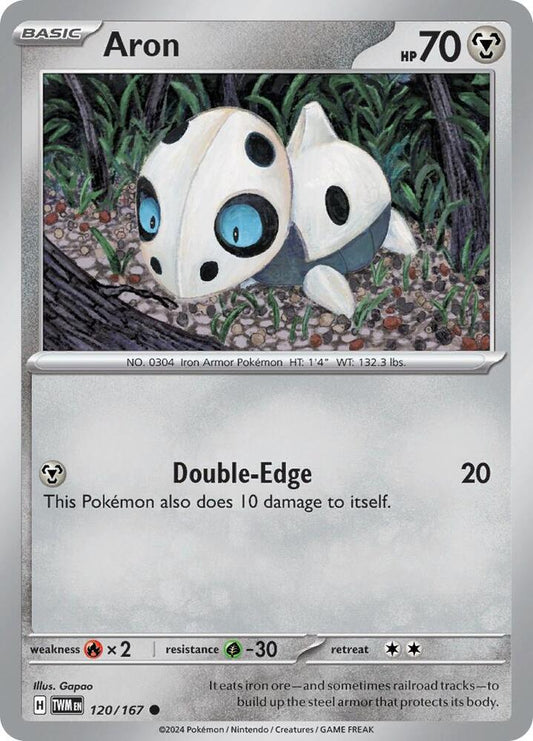 Aron - 120/167 - SV06: Twilight Masquerade (TWM) - Normal - Pokemon TCG Card