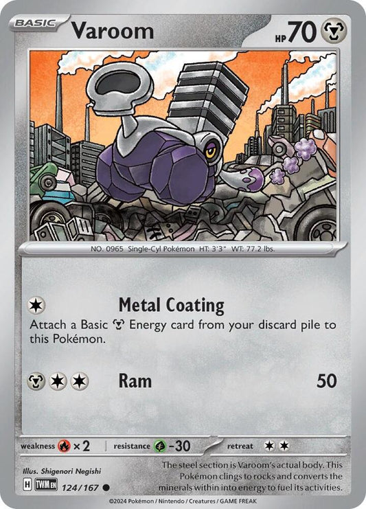Varoom - 124/167 - SV06: Twilight Masquerade (TWM) - Normal - Pokemon TCG Card