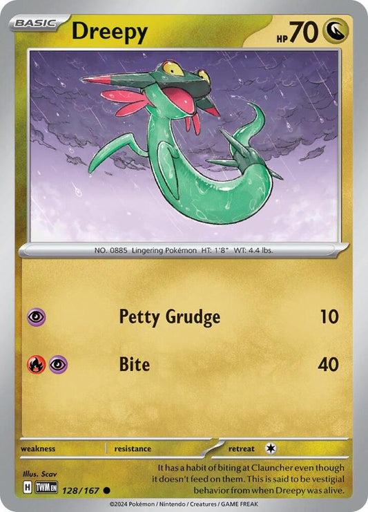 Dreepy - 128/167 - SV06: Twilight Masquerade (TWM) - Normal - Pokemon TCG Card