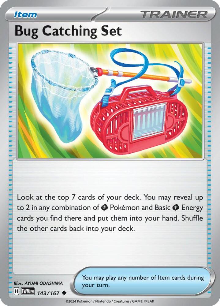 Bug Catching Set - 143/167 - SV06: Twilight Masquerade (TWM) - Reverse Holofoil - Pokemon TCG Card