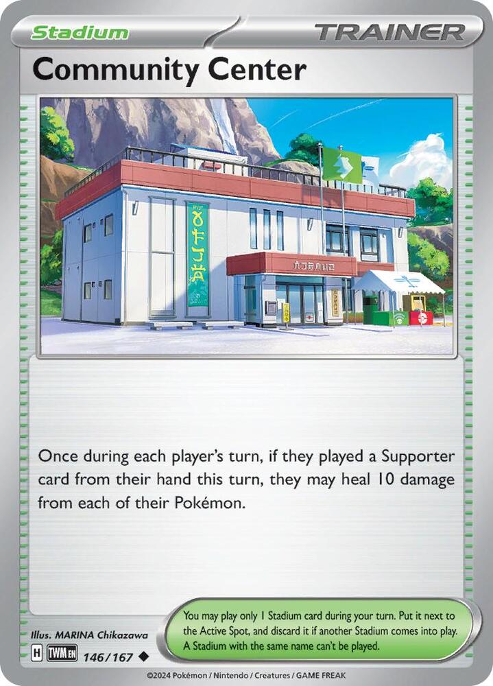 Community Center - 146/167 - SV06: Twilight Masquerade (TWM) - Normal - Pokemon TCG Card
