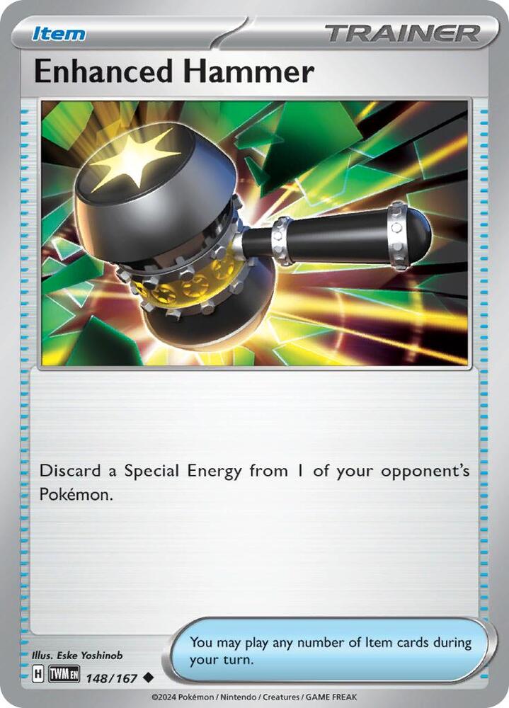 Enhanced Hammer - 148/167 - SV06: Twilight Masquerade (TWM) - Uncommon - Normal - Pokemon TCG Card
