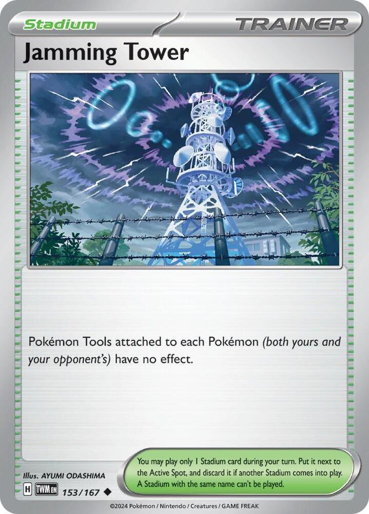 Jamming Tower - 153/167 - SV06: Twilight Masquerade (TWM) - Normal - Pokemon TCG Card