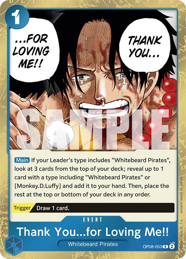 Thank You...for Loving Me!! - OP08-053 - Two Legends (OP08)