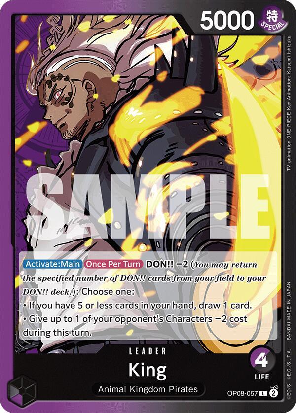 King (057) - OP08-057 - Two Legends (OP08) - Normal