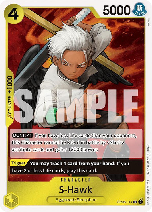 S-Hawk - OP08-114 - Two Legends (OP08) - Foil