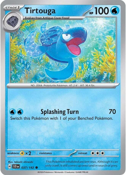 Tirtouga - 037/142 - SV07: Stellar Crown (SCR) - Normal - Pokemon TCG Card