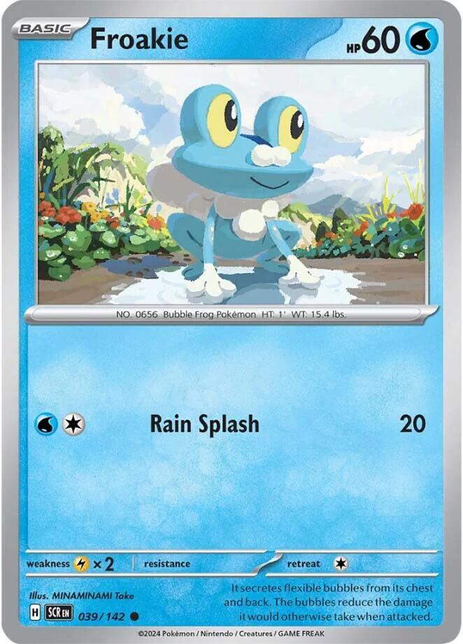 Froakie - 039/142 - SV07: Stellar Crown (SCR) - Normal - Pokemon TCG Card