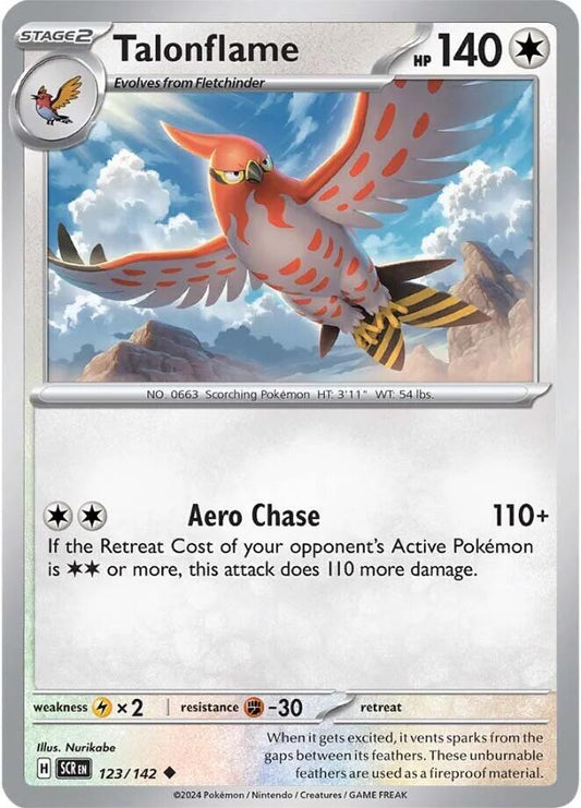 Talonflame - 123/142 - SV07: Stellar Crown (SCR) - Normal - Pokemon TCG Card
