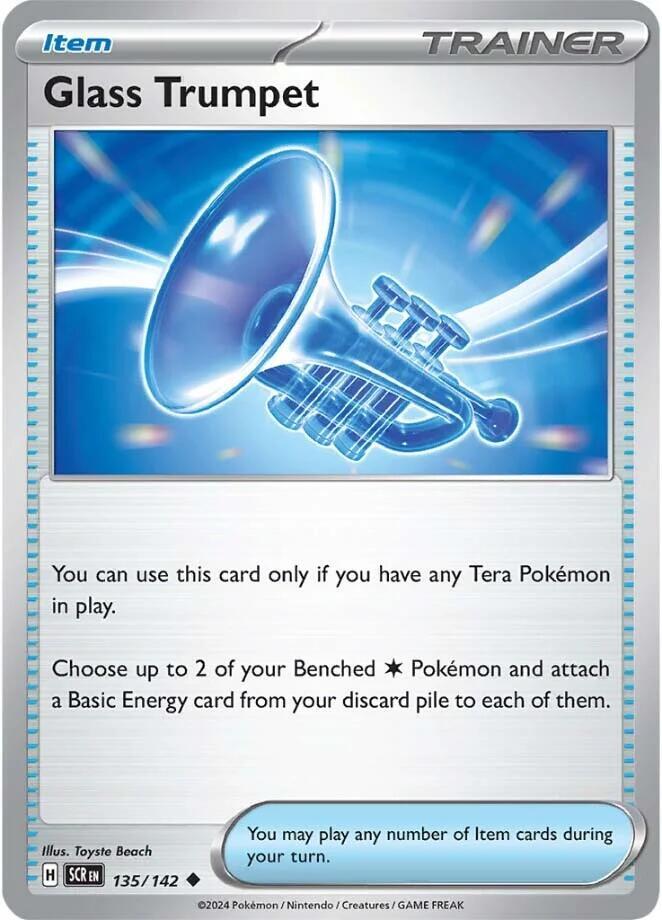 Glass Trumpet - 135/142 - SV07: Stellar Crown (SCR) - Normal - Pokemon TCG Card