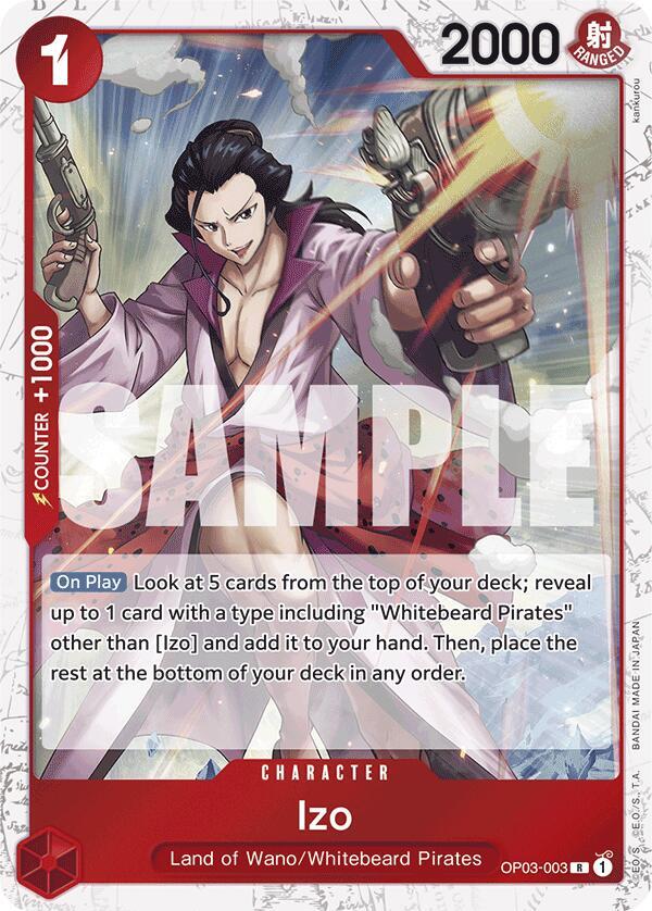 Izo (OP03-003) (Jolly Roger Foil) - OP03-003 - Premium Booster -The Best- (PRB-01)