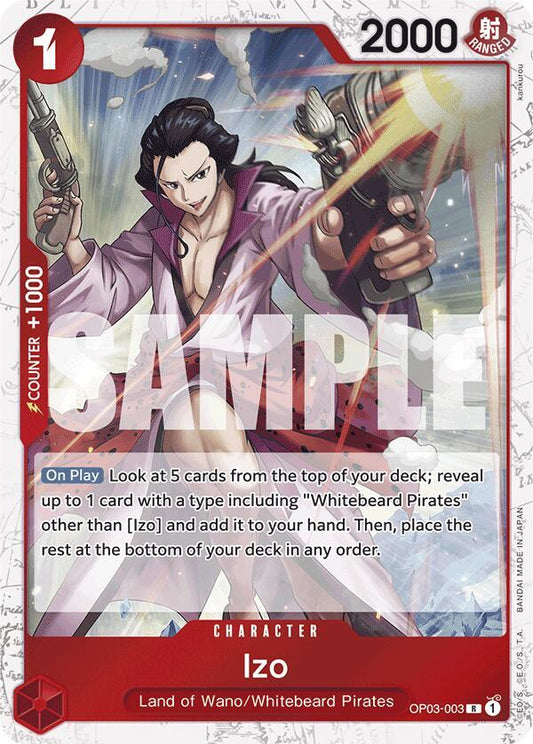 Izo (OP03-003) (Jolly Roger Foil) - OP03-003 - Premium Booster -The Best- (PRB-01)