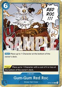 Gum-Gum Red Roc (Jolly Roger Foil) - OP04-056 - Premium Booster -The Best- (PRB-01)