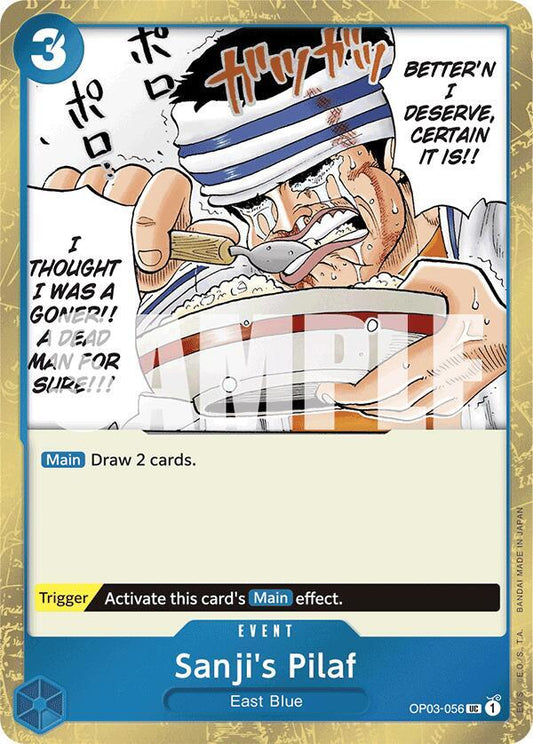 Sanji's Pilaf (Jolly Roger Foil) - OP03-056 - Premium Booster -The Best- (PRB-01)
