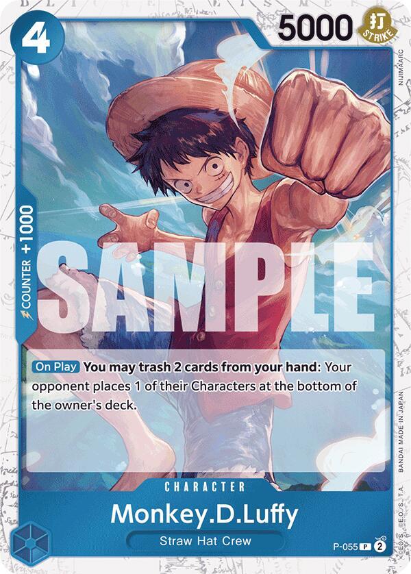 Monkey.D.Luffy (P-055) (Jolly Roger Foil) - P-055 - Premium Booster -The Best- (PRB-01)