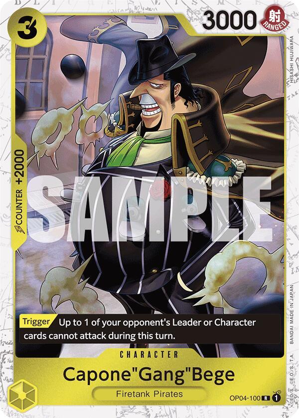 Capone"Gang"Bege (OP04-100) (Jolly Roger Foil) - OP04-100 - Premium Booster -The Best- (PRB-01)