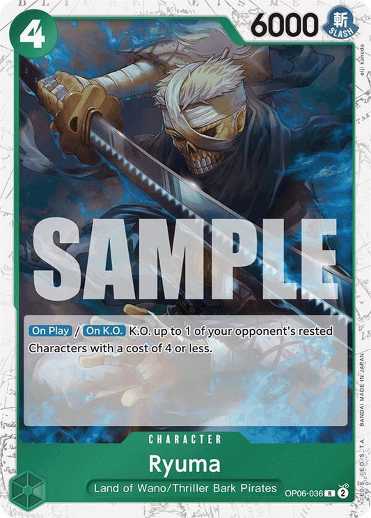 Ryuma (Jolly Roger Foil) - OP06-036 - Premium Booster -The Best- (PRB-01)
