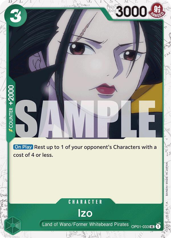 Izo (OP01-033) (Jolly Roger Foil) - OP01-033 - Premium Booster -The Best- (PRB-01)