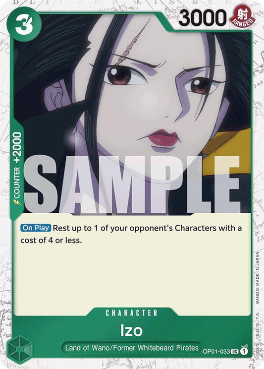 Izo (OP01-033) (Jolly Roger Foil) - OP01-033 - Premium Booster -The Best- (PRB-01)