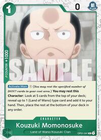 Kouzuki Momonosuke (Jolly Roger Foil) - OP01-041 - Premium Booster -The Best- (PRB-01)