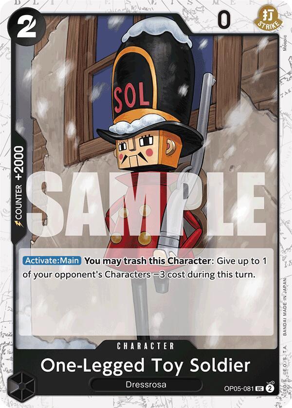 One-Legged Toy Soldier (Jolly Roger Foil) - OP05-081 - Premium Booster -The Best- (PRB-01)
