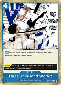 Three Thousand Worlds (Jolly Roger Foil) - OP03-057 - Premium Booster -The Best- (PRB-01)