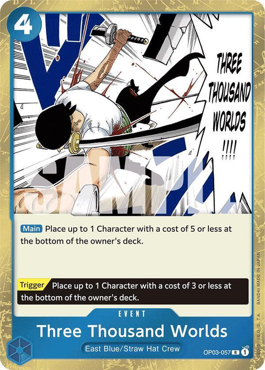 Three Thousand Worlds (Jolly Roger Foil) - OP03-057 - Premium Booster -The Best- (PRB-01)
