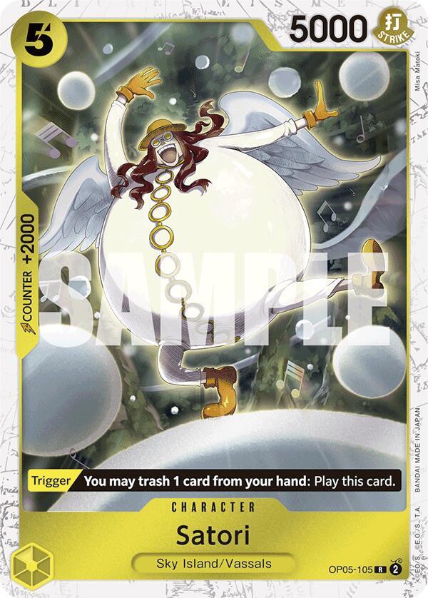 Satori (Jolly Roger Foil) - OP05-105 - Premium Booster -The Best- (PRB-01)