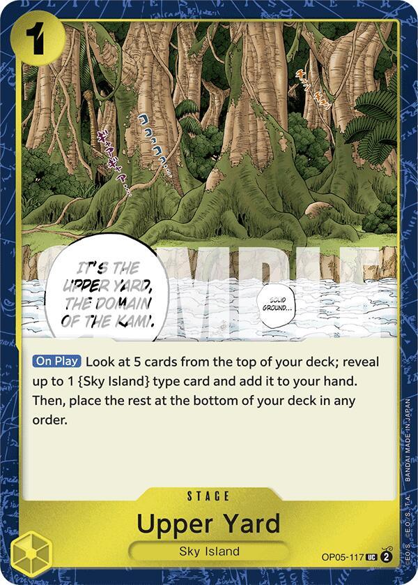 Upper Yard (Jolly Roger Foil) - OP05-117 - Premium Booster -The Best- (PRB-01)