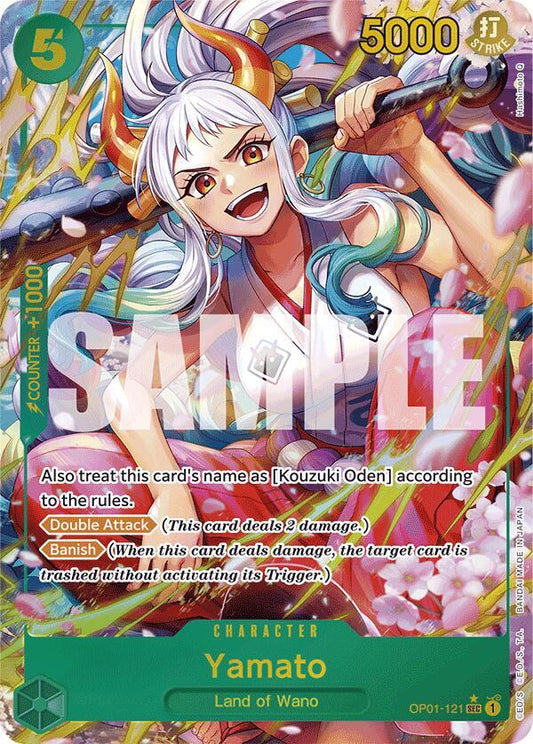 Yamato (OP01-121) (Alternate Art) - OP01-121 - Premium Booster -The Best- (PRB-01)