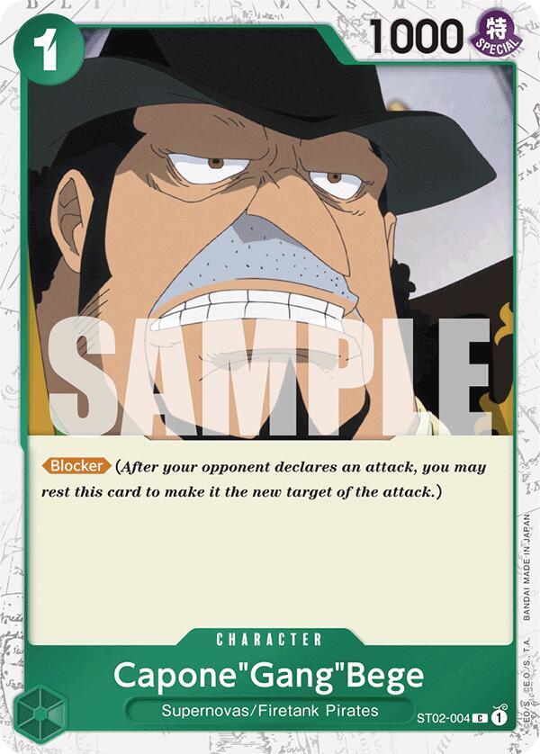 Capone"Gang"Bege (ST02-004) (Jolly Roger Foil) - ST02-004 - Premium Booster -The Best- (PRB-01)