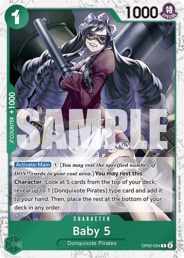 Baby 5 (OP05-034) (Jolly Roger Foil) - OP05-034 - Premium Booster -The Best- (PRB-01)