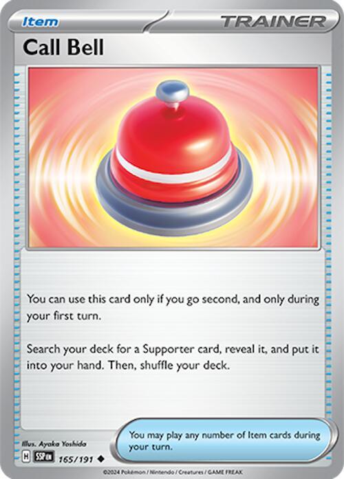 Call Bell - 165/191 - SV08: Surging Sparks (SSP) - Normal - Pokemon TCG Card