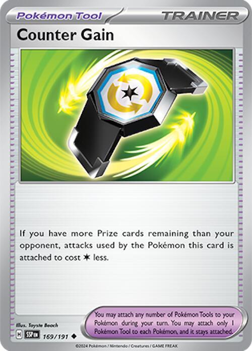 Counter Gain - 169/191 - SV08: Surging Sparks (SSP) - Normal - Pokemon TCG Card