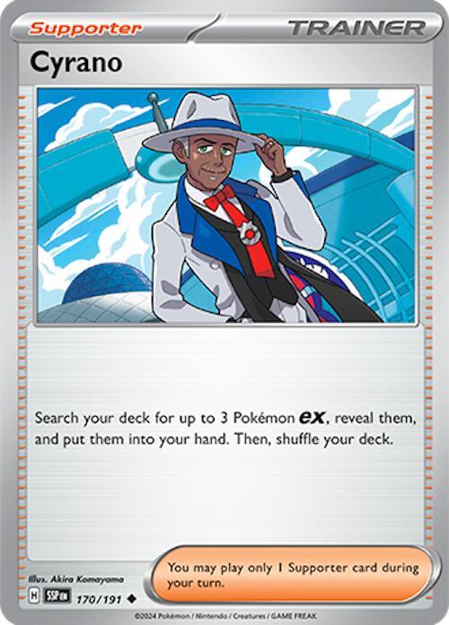 Cyrano - 170/191 - SV08: Surging Sparks (SSP) - Uncommon - Normal - Pokemon TCG Card