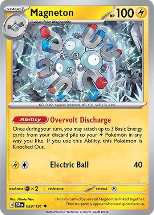 Magneton - 059/191 - SV08: Surging Sparks (SSP) - Normal - Pokemon TCG Card