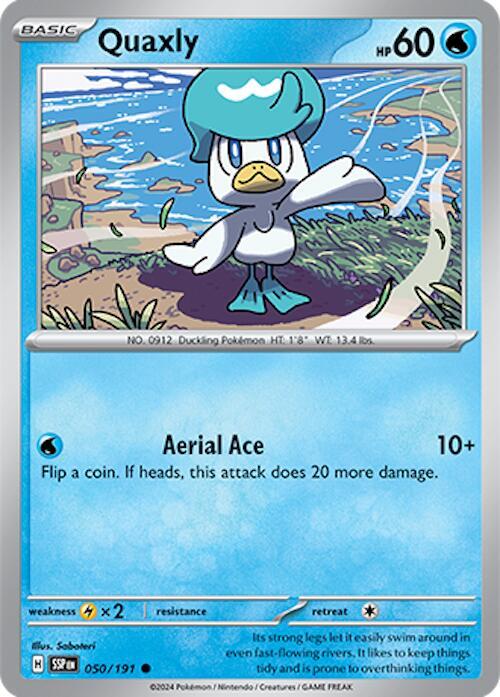 Quaxly - 050/191 - SV08: Surging Sparks (SSP) - Normal - Pokemon TCG Card