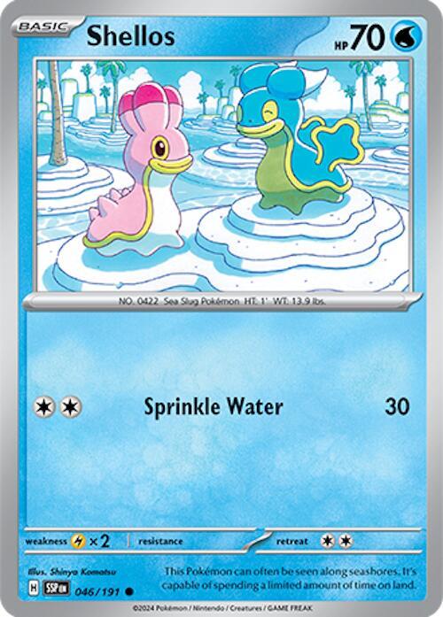 Shellos - 046/191 - SV08: Surging Sparks (SSP) - Normal - Pokemon TCG Card