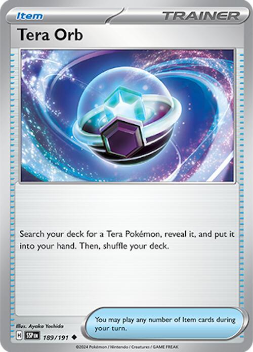 Tera Orb - 189/191 - SV08: Surging Sparks (SSP) - Normal - Pokemon TCG Card