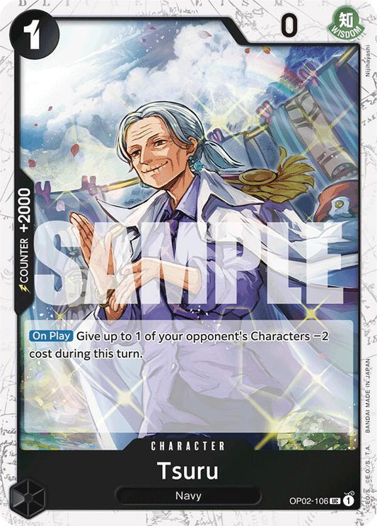 Tsuru (Jolly Roger Foil) - OP02-106 - Premium Booster -The Best- (PRB-01)