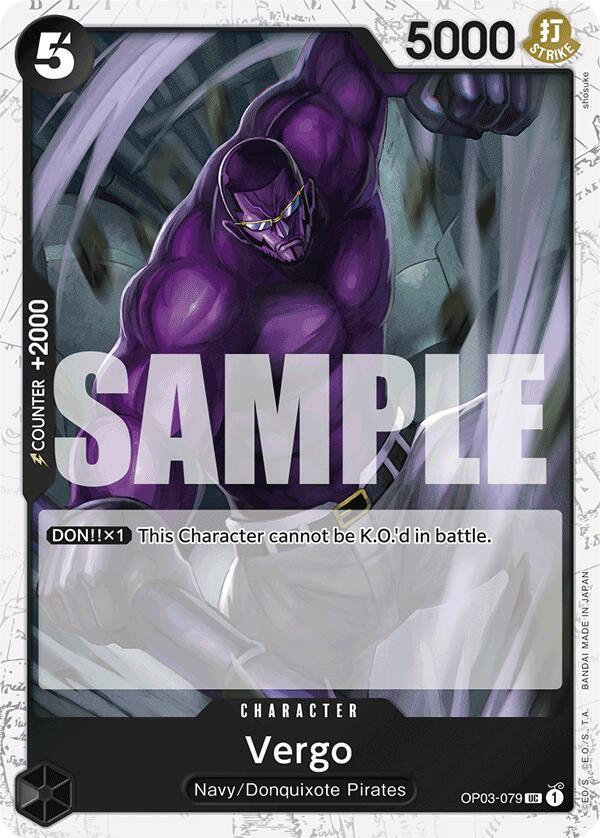 Vergo (Jolly Roger Foil) - OP03-079 - Premium Booster -The Best- (PRB-01)