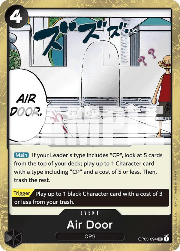 Air Door (Jolly Roger Foil) - OP03-094 - Premium Booster -The Best- (PRB-01)