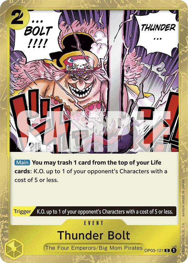 Thunder Bolt (Jolly Roger Foil) - OP03-121 - Premium Booster -The Best- (PRB-01)