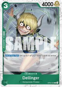Dellinger (Jolly Roger Foil) - OP04-029 - Premium Booster -The Best- (PRB-01)