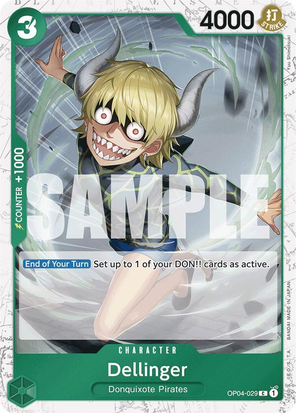 Dellinger (Jolly Roger Foil) - OP04-029 - Premium Booster -The Best- (PRB-01)