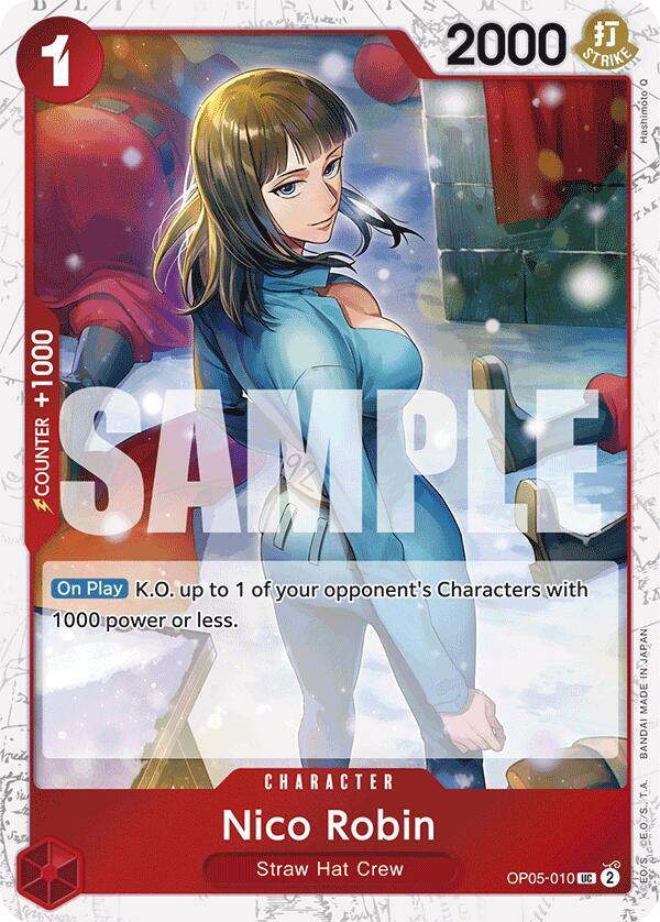 Nico Robin (Jolly Roger Foil) - OP05-010 - Premium Booster -The Best- (PRB-01)